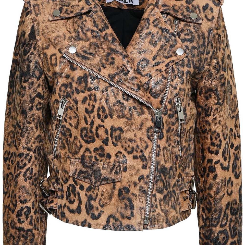 Walter Baker Francis Lamb Leather Moto Jacket - Picture 5 of 12